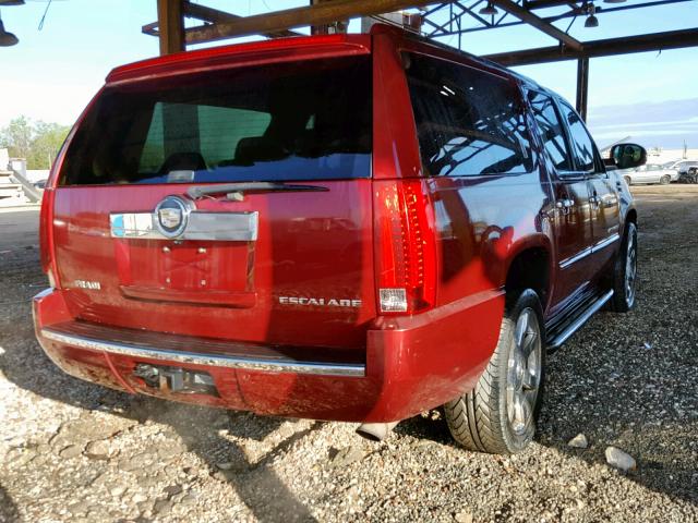 1GYFK66878R124112 - 2008 CADILLAC ESCALADE E MAROON photo 4