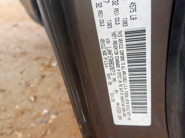 1J4NF1FB0BD282715 - 2011 JEEP COMPASS SP ვერცხლისფერი ფოტო 10