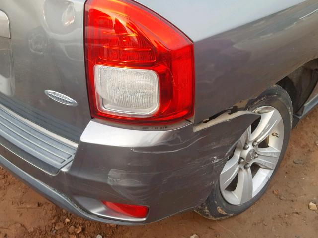 1J4NF1FB0BD282715 - 2011 JEEP COMPASS SP ვერცხლისფერი ფოტო 9