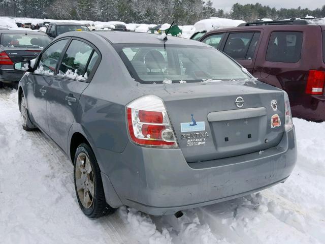 3N1AB61E68L673534 - 2008 NISSAN SENTRA 2.0 GRAY photo 3