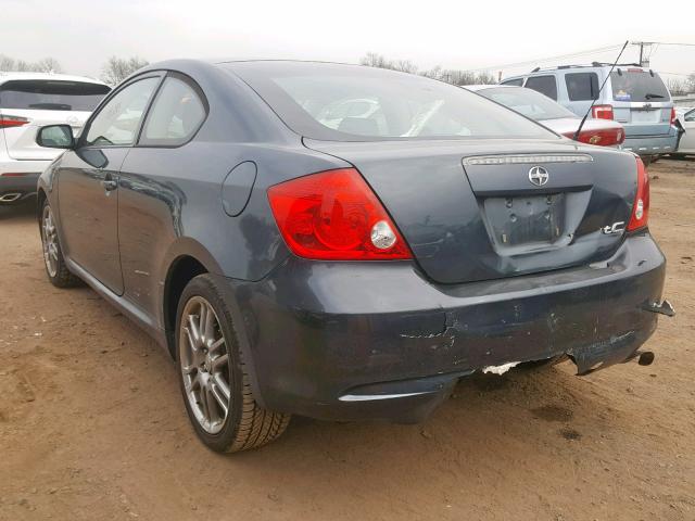 JTKDE177670150547 - 2007 TOYOTA SCION GRAY photo 3