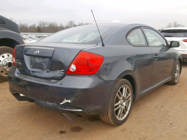 JTKDE177670150547 - 2007 TOYOTA SCION GRAY photo 4