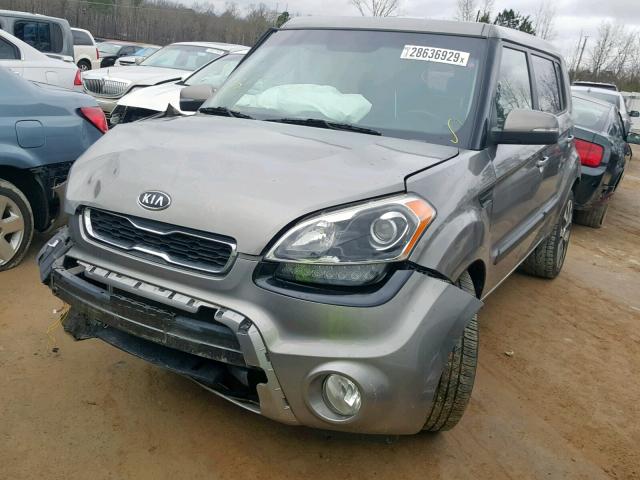 KNDJT2A67C7462223 - 2012 KIA SOUL + GRAY photo 2