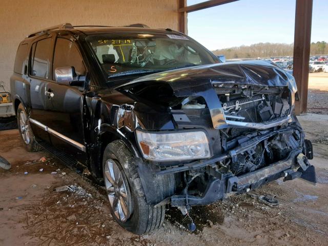 5N3ZA0NF5AN903396 - 2010 INFINITI QX56 BLACK photo 1