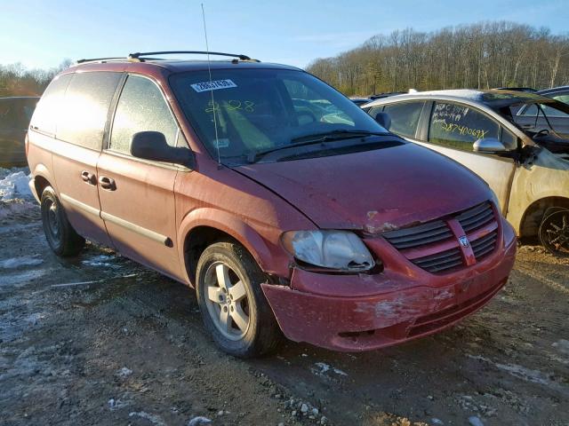 1D4GP45R16B588645 - 2006 DODGE CARAVAN SX RED photo 1