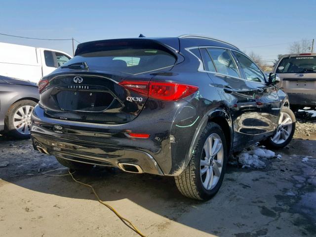 SJKCH5CP1HA018134 - 2017 INFINITI QX30 BASE BLACK photo 4