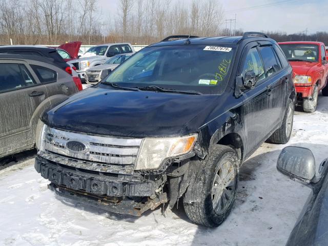 2FMDK48C49BA53129 - 2009 FORD EDGE SEL BLACK photo 2