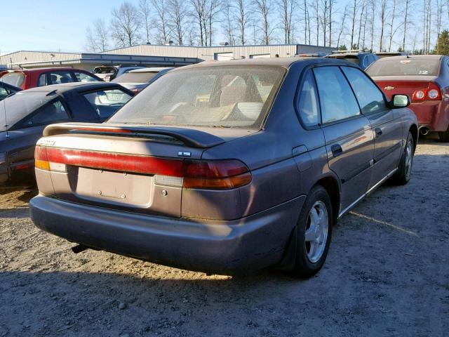 4S3BD6357S7226053 - 1995 SUBARU LEGACY L A BROWN photo 4