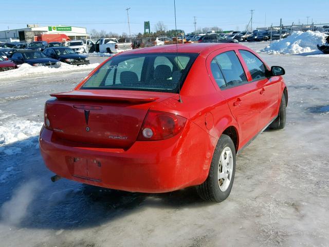 1G2AJ52F857655722 - 2005 PONTIAC PURSUIT RED photo 4