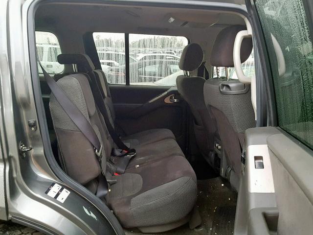 5N1ED28Y75C700051 - 2005 NISSAN XTERRA XE/ GRAY photo 6