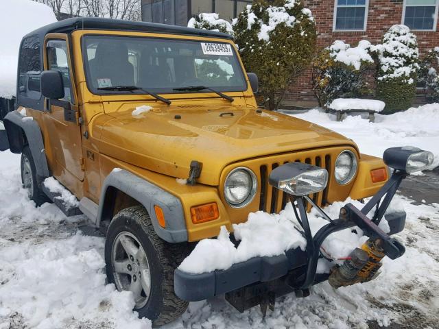 1J4FA39S93P308612 - 2003 JEEP WRANGLER C YELLOW photo 1