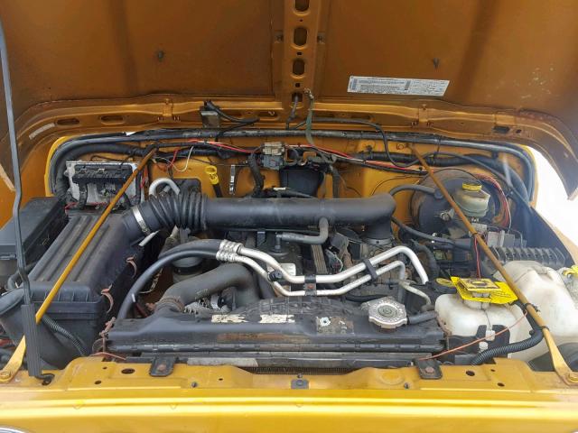 1J4FA39S93P308612 - 2003 JEEP WRANGLER C YELLOW photo 7