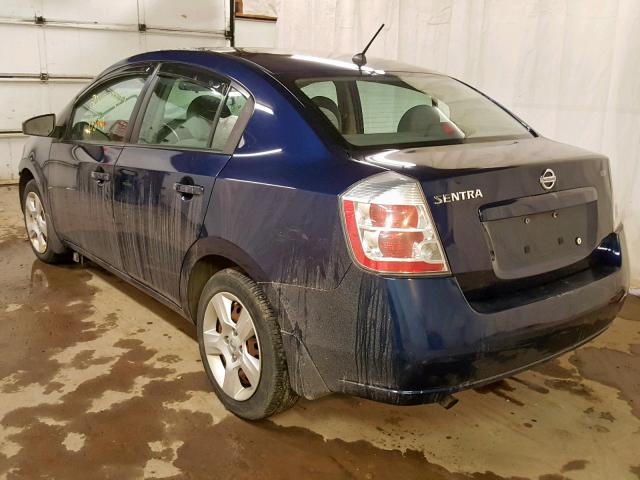 3N1AB61E89L651519 - 2009 NISSAN SENTRA 2.0 BLUE photo 3