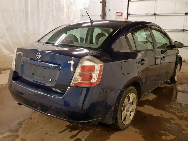 3N1AB61E89L651519 - 2009 NISSAN SENTRA 2.0 BLUE photo 4