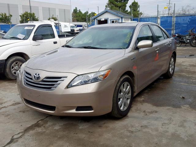 JTNBB46K783046708 - 2008 TOYOTA CAMRY HYBR GOLD photo 2