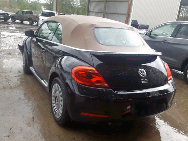 3VW517AT7EM822512 - 2014 VOLKSWAGEN BEETLE BLACK photo 3