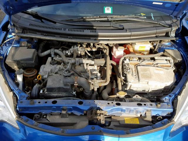 JTDKDTB39D1554241 - 2013 TOYOTA PRIUS C BLUE photo 7