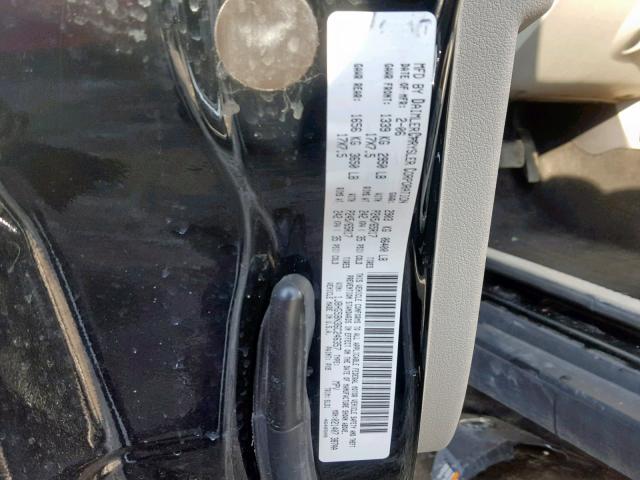 1J8HG58N36C246357 - 2006 JEEP COMMANDER შავი ფოტო 10