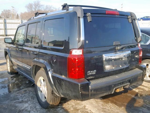 1J8HG58N36C246357 - 2006 JEEP COMMANDER შავი ფოტო 3