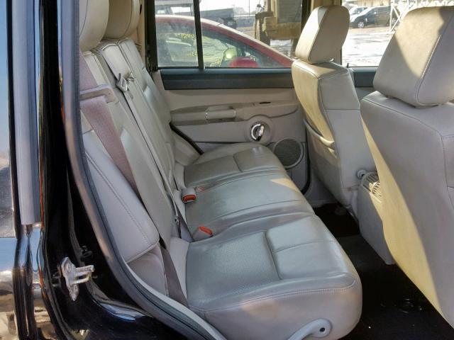 1J8HG58N36C246357 - 2006 JEEP COMMANDER შავი ფოტო 6