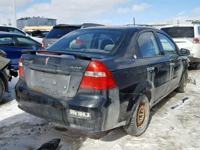 3G2TX55E79L114902 - 2009 PONTIAC G3 WAVE SE BLACK photo 4