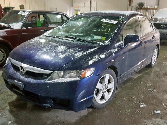 2HGFA1F69BH535353 - 2011 HONDA CIVIC LX-S BLUE photo 2