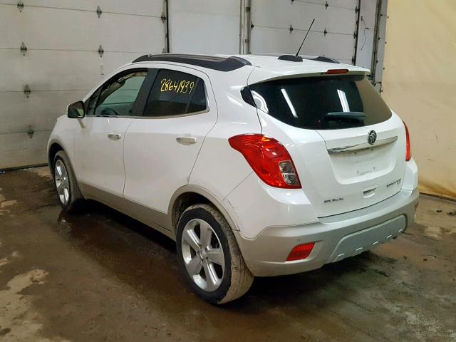 KL4CJHSB6FB223769 - 2015 BUICK ENCORE PRE WHITE photo 3