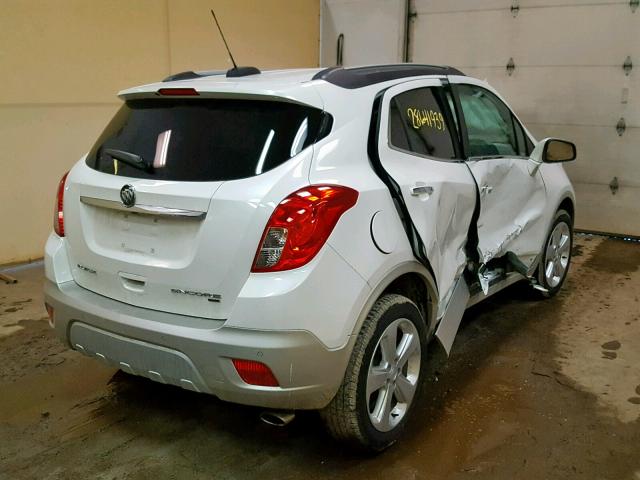 KL4CJHSB6FB223769 - 2015 BUICK ENCORE PRE WHITE photo 4