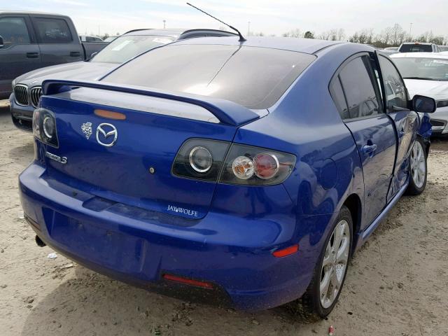 JM1BK323271622714 - 2007 MAZDA 3 S BLUE photo 4