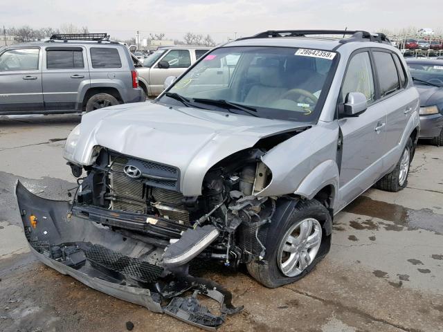 KM8JN72DX7U541795 - 2007 HYUNDAI TUCSON SE SILVER photo 2