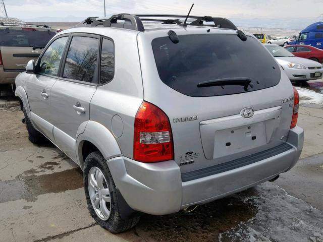 KM8JN72DX7U541795 - 2007 HYUNDAI TUCSON SE SILVER photo 3