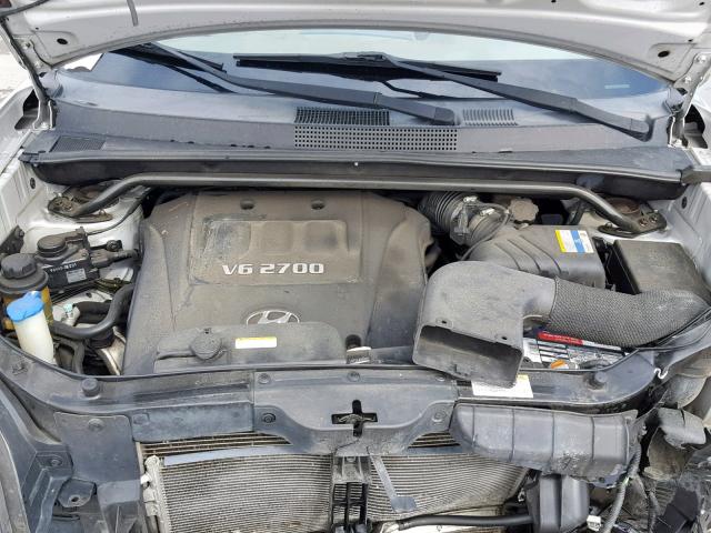 KM8JN72DX7U541795 - 2007 HYUNDAI TUCSON SE SILVER photo 7