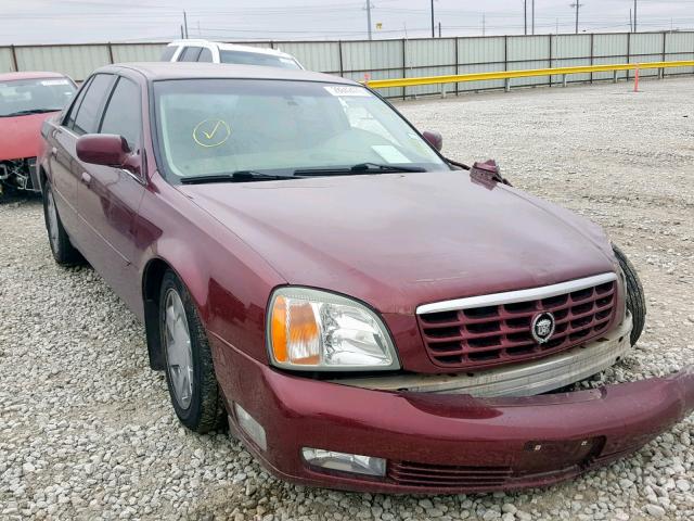 1G6KF57971U276598 - 2001 CADILLAC DEVILLE DT RED photo 1