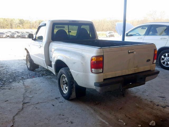 1FTYR10C0WPA55881 - 1998 FORD RANGER WHITE photo 3