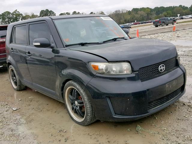 JTLKE50E081013425 - 2008 TOYOTA SCION XB BLACK photo 1