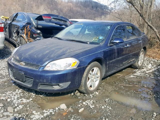 2G1WU58R079230970 - 2007 CHEVROLET IMPALA LTZ BLUE photo 2