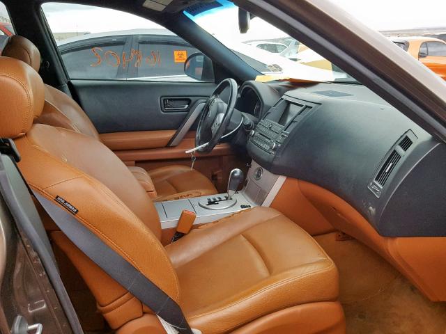 JNRAS08W34X213593 - 2004 INFINITI FX35 BROWN photo 5