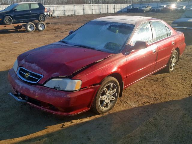 19UUA5664YA063696 - 2000 ACURA 3.2TL RED photo 2