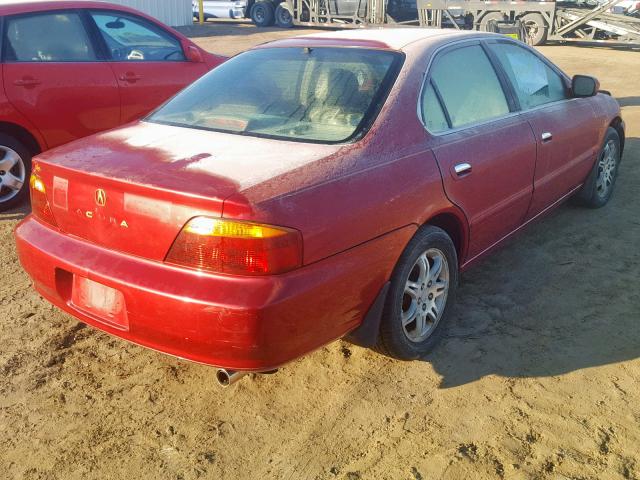 19UUA5664YA063696 - 2000 ACURA 3.2TL RED photo 4