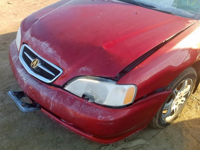 19UUA5664YA063696 - 2000 ACURA 3.2TL RED photo 9