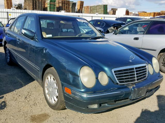 WDBJF65J61B342452 - 2001 MERCEDES-BENZ E 320 GREEN photo 1