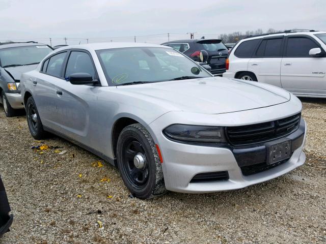 2C3CDXAT9HH649214 - 2017 DODGE CHARGER PO SILVER photo 1