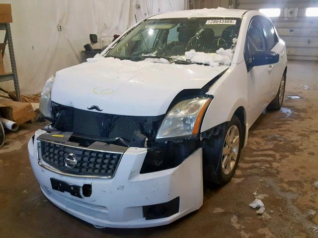 3N1AB61E67L697170 - 2007 NISSAN SENTRA 2.0 WHITE photo 2