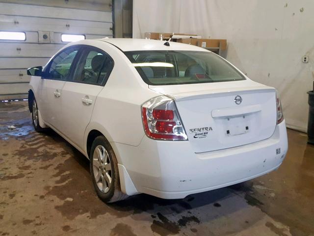 3N1AB61E67L697170 - 2007 NISSAN SENTRA 2.0 WHITE photo 3