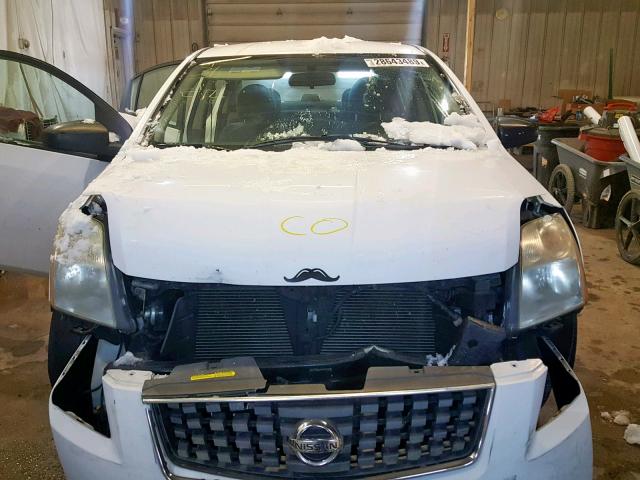 3N1AB61E67L697170 - 2007 NISSAN SENTRA 2.0 WHITE photo 7