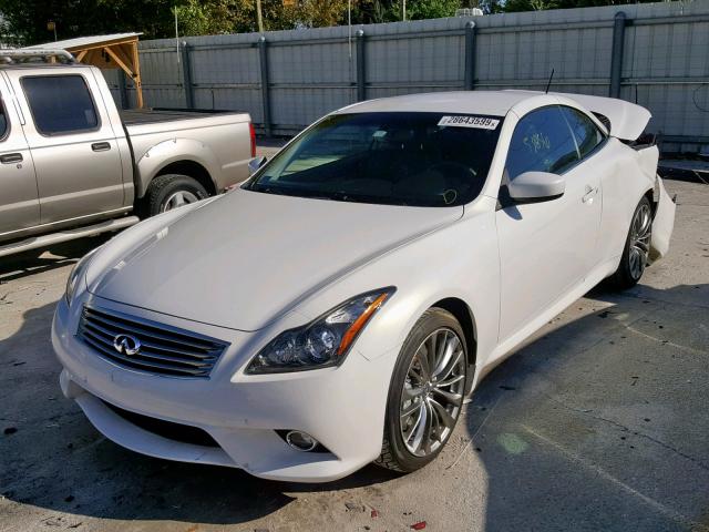 JN1CV6FE3CM203453 - 2012 INFINITI G37 BASE WHITE photo 2