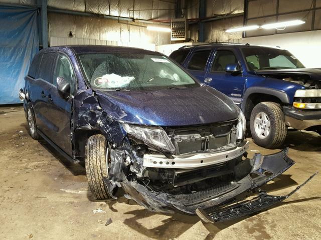 5FNRL6H27KB026719 - 2019 HONDA ODYSSEY LX BLUE photo 1