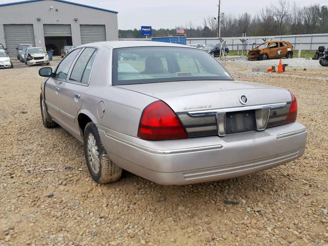 2MEFM75V66X647264 - 2006 MERCURY GRAND MARQ SILVER photo 3