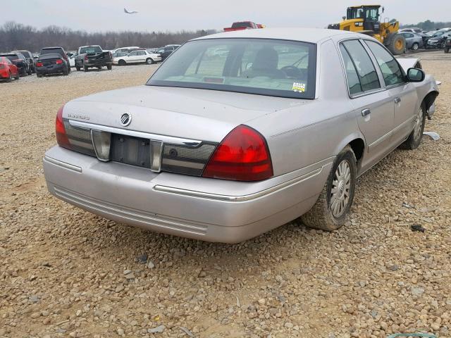 2MEFM75V66X647264 - 2006 MERCURY GRAND MARQ SILVER photo 4