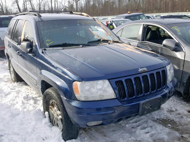 1J4GW58N4YC423131 - 2000 JEEP GRAND CHER BLUE photo 1